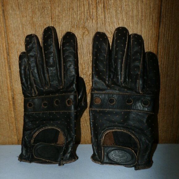 Vintage River Road Men's Leather   Outlaw Motorcycle Gloves Size Med  / NEW - Picture 9 of 16